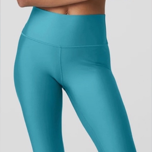 ALO YOGA • “Blue Splash” 7/8 High-Waist Airlift Legging - Large - Picture 8 of 8